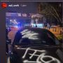 Mobil Dicorat-coret Oknum Bobotoh, Pengemudi Teriak: Urang Ge Orang Bandung