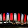 Respect ! Gedung di Malaysia Nyalakan Lampu Merah Putih untuk KRI Nanggala