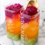 Resep Tropical Colorful Drink, Minuman Segar 3 Warna untuk Buka Puasa