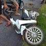Diduga akibat Injak Kotoran Sapi, Pemotor Alami Kecelakaan hingga Jatuh