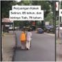 Haru,  Kakek Nenek Renta Jualan Dawet Dorong Gerobak, Jalan 3 Kilometer
