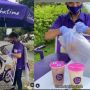 Bak Pedagang Es Krim, Viral Chatime Jualan Pakai Gerobak di Pinggir Jalan