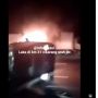 Pecah Ban Lalu Terguling, Mobil Pick Up Terbakar di Tol Jakarta-Cikampek