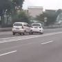 Video Viral Dua Mobil Baku Kejar dan Senggol di Tol Buah Batu Bandung