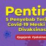 INFOGRAFIS: Penyebab Terinfeksi Covid-19 Meski Telah Divaksinasi