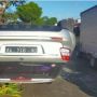 Mobil Terguling Setelah Tabrak Motor di Ubud Gianyar Bali