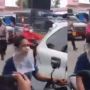 Takut Terkena Sanksi Prokes, Wanita Nekat Pakai Masker dari Plastik Kresek