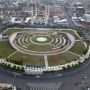 Lengangnya Alun-alun dan Taman Pancasila Tegal saat Libur Lebaran