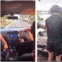 Momen Pemuda Heboh Joget Sambil Nyetir Mobil, Endingnya Terjun ke Sungai