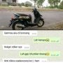 Kelakuan Penunggang Scoopy, Pasang Stiker Nyeleneh Kekasih Ogah Dibonceng