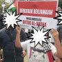 Anak-anak Indonesia Ikut Aksi Solidaritas Palestina depan Kedubes AS