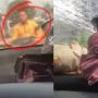 Video Viral Mobil Bawa Balita Dilempar Batu oleh Orang Mabuk