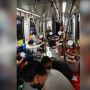 Brak!!! LRT Kecelakaan Adu Banteng di Stasiun Kampung Baru, Penumpang Terlempar