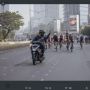 Pemotor Plat AA Acungkan Jari Tengah ke Rombongan Pesepeda di Jakarta, Fotonya Viral