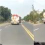 Viral Video Detik-detik Truk Pertamina Oleng hingga Terguling di Madiun