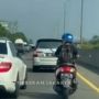 Lagi-lagi Viral! Pemotor Naik Yamaha NMax Masuk Tol Jagorawi
