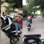 Viral Video Bang Jago Jumping Tanpa Helm di Jalanan, Bikin Geram: Beban Kota!