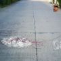 Geger Ceceran darah Misterius di Tengah Jalan, Warga Sukabumi Ketakutan