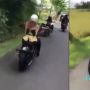 Viral Aksi Emak-emak Touring Pakai Motor Gede, Publik: The Real Raja Jalanan