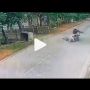 Detik-detik Video Lansia Nyelonong di Jalan Tertabrak Sepeda Motor di Malang
