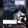 Totalitas! Pacar Kehujanan, Pria Ini Jemput Pakai Pick Up Angkut Semotornya