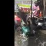 Viral Pemotor Diduga Terobos Warung Kaki Lima, Gerobak sampai Roboh