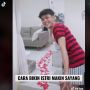 Suami Beri Kejutan ke Istri Tabur Bunga di Rumah, Endingnya Malah Bikin Emosi