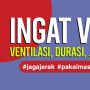 INFOGRAFIS: Ingat VDJ Ventilasi, Durasi, Jarak
