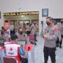 Vaksinasi Covid-19 Massal yang Digelar Polda Lampung Lebihi Target