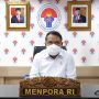 Menpora Amali Bersama Wapres Maruf Amin Hadiri Peringatan HANI 2021