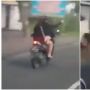 Viral Dua Sejoli Berantem di Atas Motor, Kepala Sang Pria Ditabok Berkali-kali