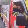 Viral Sopir Truk Ketiduran saat Nyetir di Jalan, Cewek Telepon Pacar Sampai 203 Jam