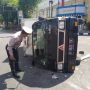 Iringi Ambulans, Mobil BPBD Kota Yogyakarta Tabrakan dengan Mobil di Depan Galeria Mall