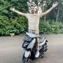Tumben Naik Motor 'Jelata', Ini Keistimewaan si Matik yang Ditunggangi Raffi Ahmad