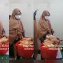 Viral Wanita Kepergok Mencuri Sekeranjang Makanan, Disimpan Dibalik Kerudung