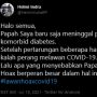 Ayahnya Meninggal Saat Terpapar Covid-19, Pria Ini Ungkap Penyebabnya Percaya Berita Hoaks