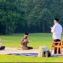 Jokowi Salat Id Idul Adha di Halaman Istana Bogor, Diimami  Paspampres