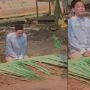 Pulang Mondok dari Pesantren, Santri Menangis Duduk depan Makam Sang Ibunda