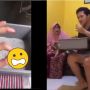 Duh! Ibu Ini Histeris Lihat Anaknya Lahap Bahan Tak Terduga dari Kotak Kotoran Kucing