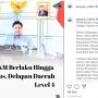 PPKM Berlaku Hingga 8 Agustus, 8 Daerah di Kaltim Level 4