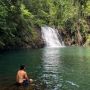 Heboh! Aprilio Manganang Telanjang Dada di Sungai, Warganet: Ngadep Depan Dong