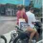 Viral! WNA Mengendarai Motor Tak Gunakan Helm, Warganet: Turis Bule Bisa Bebas Gitu Ya?