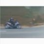Viral Video Pengendara Motor Berlagak Seperti Valentino Rossi, Berakhir Nahas