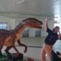 Bikin Heboh Seekor Dinosaurus Muncul di Bandara YIA, Ternyata Ini Faktanya