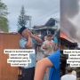Kumandangkan Azan saat Rumah Kebakaran, Aksi Bapak Ini Jadi Sorotan