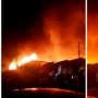 Kebakaran Terjadi di Pasar Bakauheni Lampung Selatan