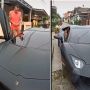 Potret Pria Pamer Naik Lamborghini Bikin Geger, Publik Temukan Kejanggalan