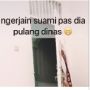 Istri Ngerjain Suami Pulang Dinas di Kamar, Auto Malu Gegara Hal Kecil Ini