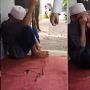 Santri Nangis Sesegukan Tak Dijenguk Orang Tua, Hanya Lihat Teman Bersama Keluarga
