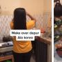 Viral Wanita Make Over Dapur Ala Korea, Jadi Estetik Meski Tanpa Kitchen Set